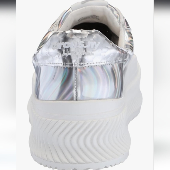 Holographic Women's Platform Sneakers Size 9 - Picture 3 of 16
